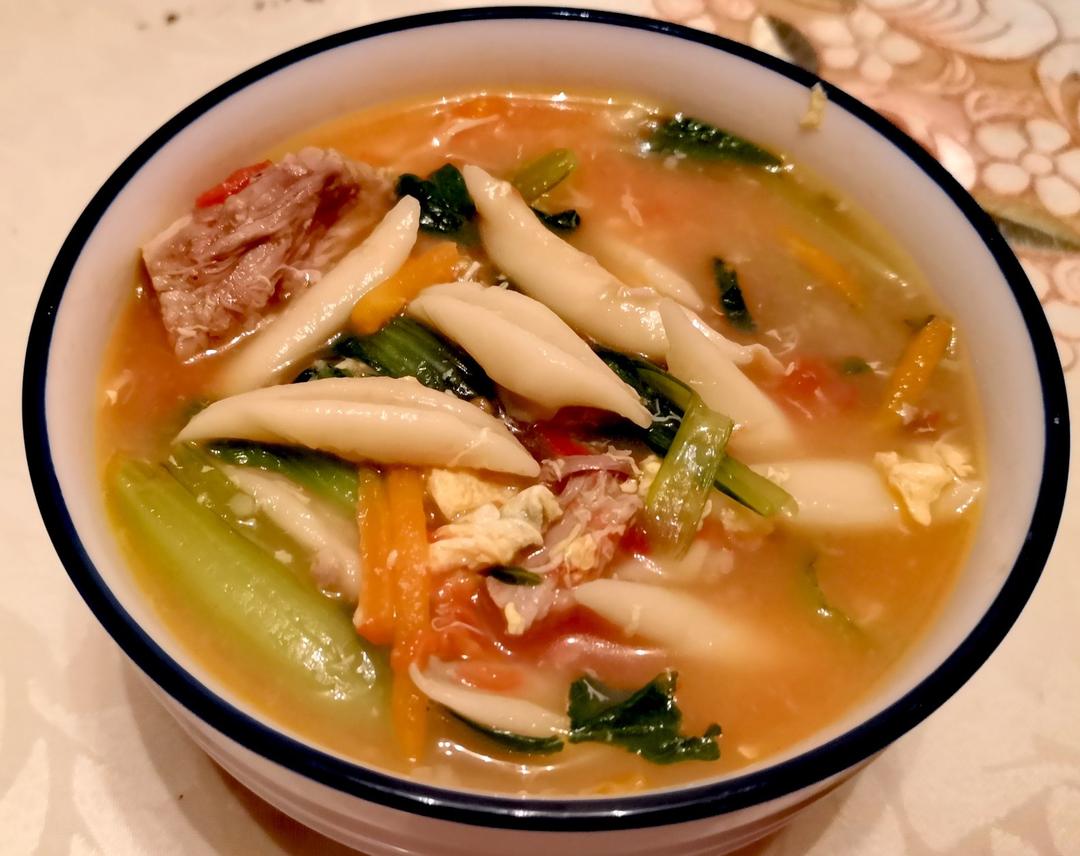很有筋道的面疙瘩