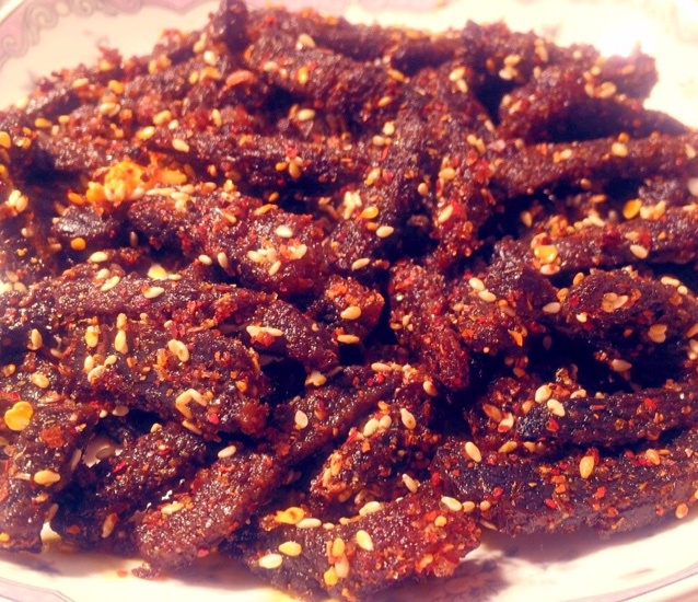 麻辣牛肉干