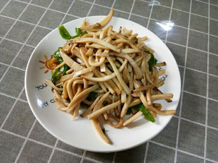 青椒素炒杏鲍菇