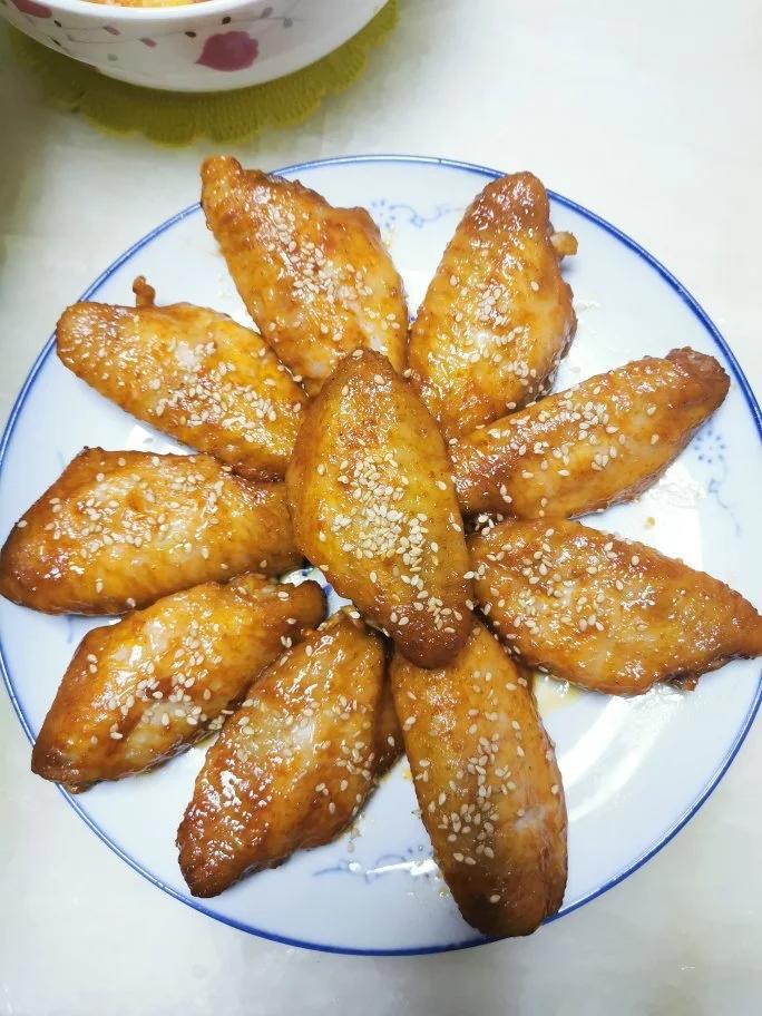 蜜汁烤鸡翅根