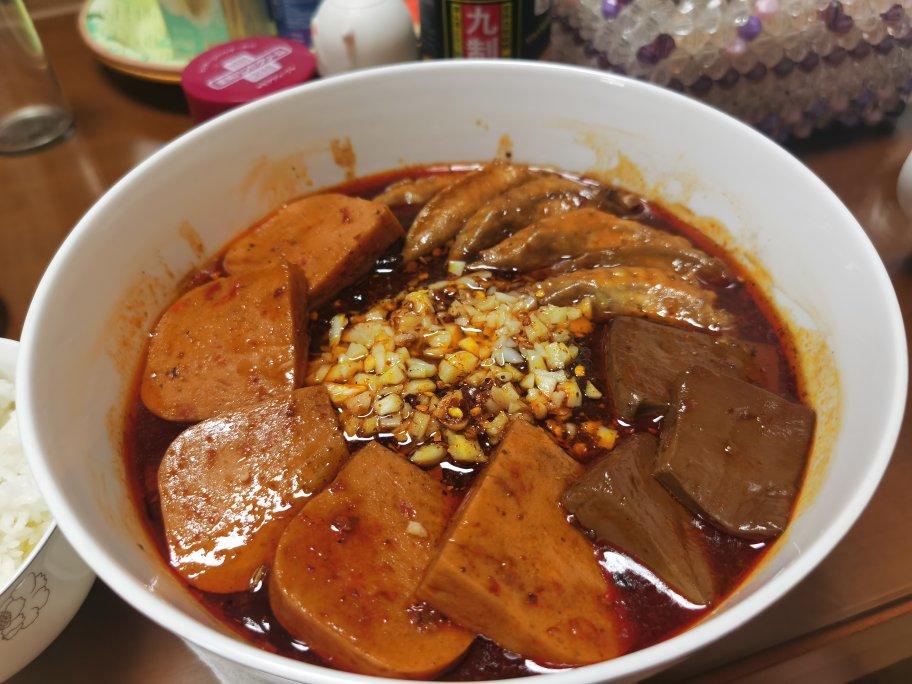 超级下饭毛血旺