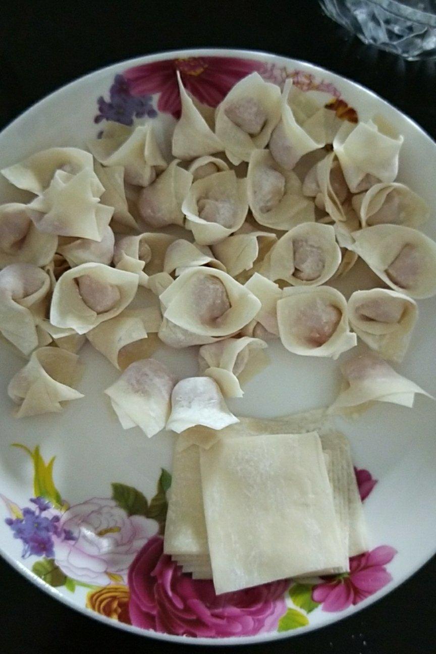 馄饨的包法（简单易学不跑馅儿）