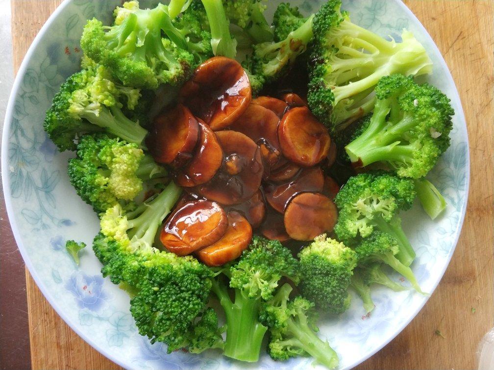 杏鲍菇扣西兰花