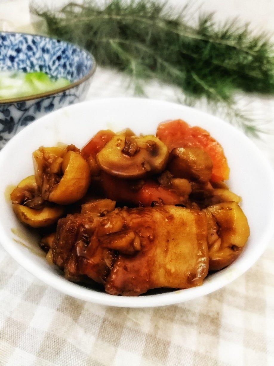 板栗红烧肉