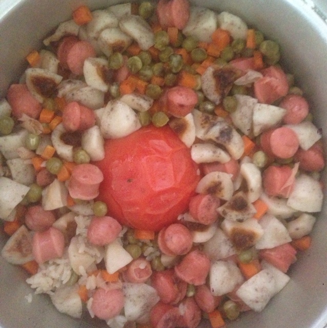 一整个西红柿饭~