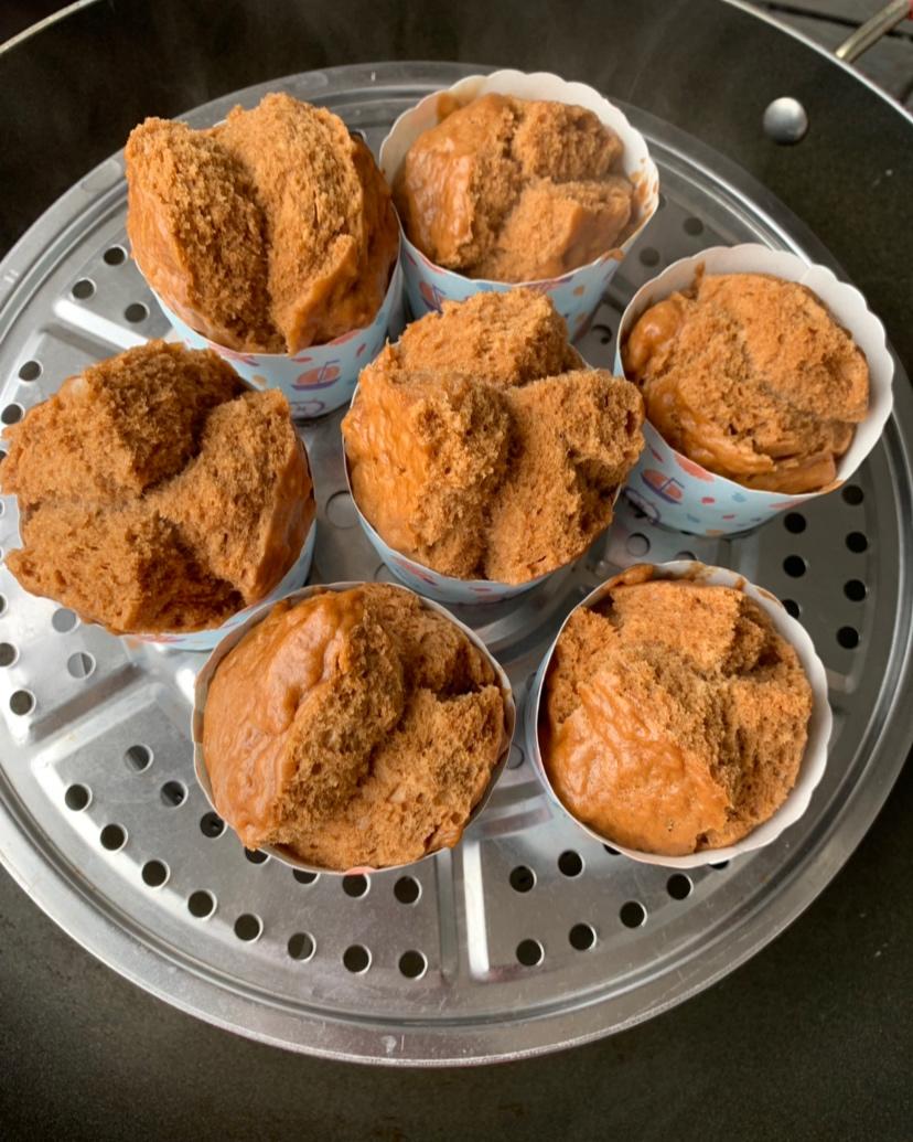 双啊-6做的红糖开口发糕