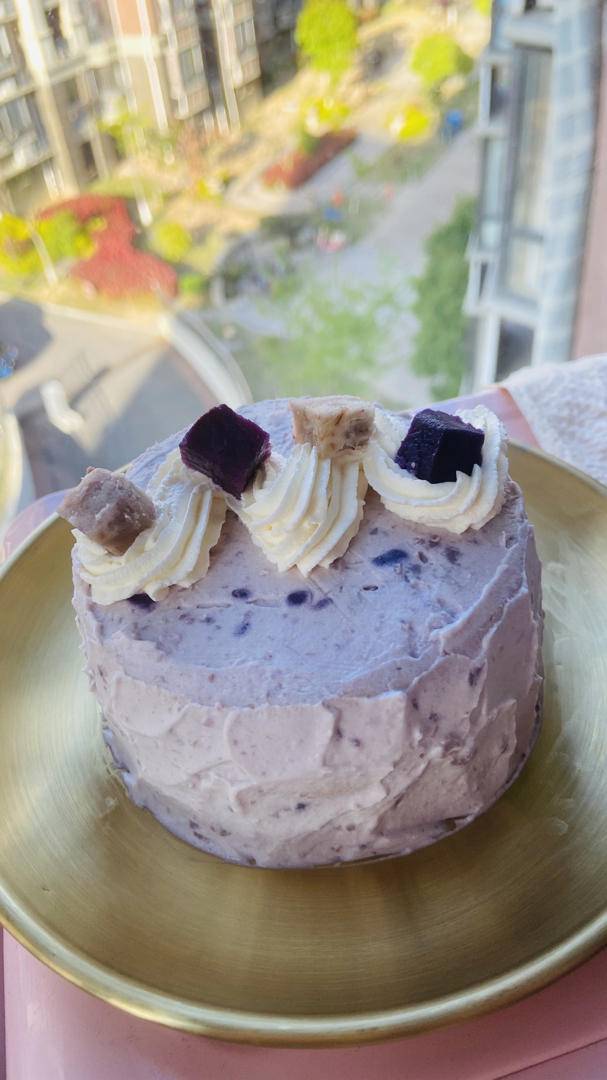 复刻❗️喜茶家～芋泥爆浆蛋糕