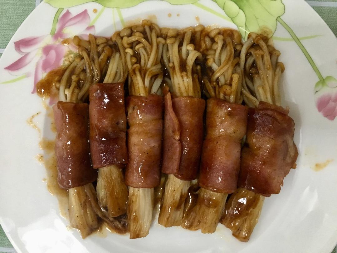 金针菇培根卷