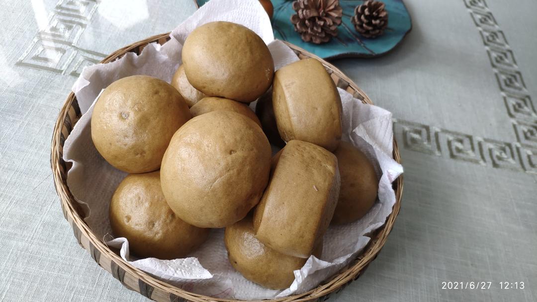 一次醒发，又喧又软，荞麦馒头……