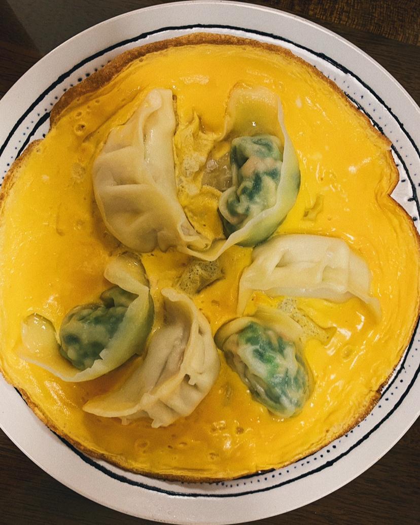 懒人快手抱蛋煎饺