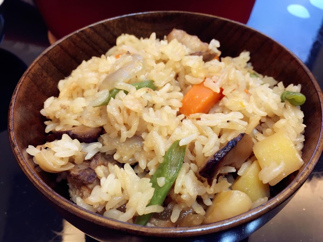 家乡扁豆肉饭