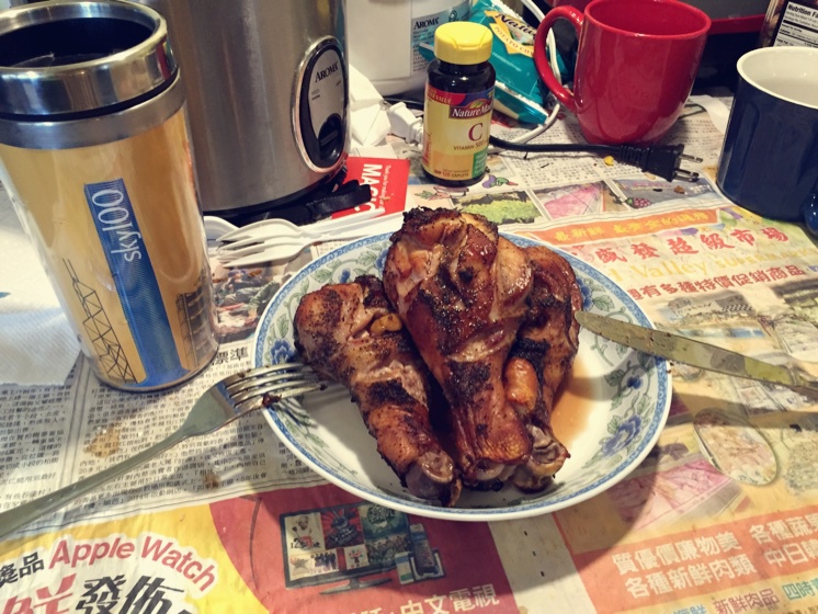 自制烤鸡腿