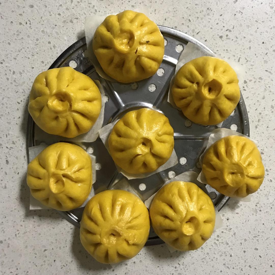 南瓜刺猬馒头