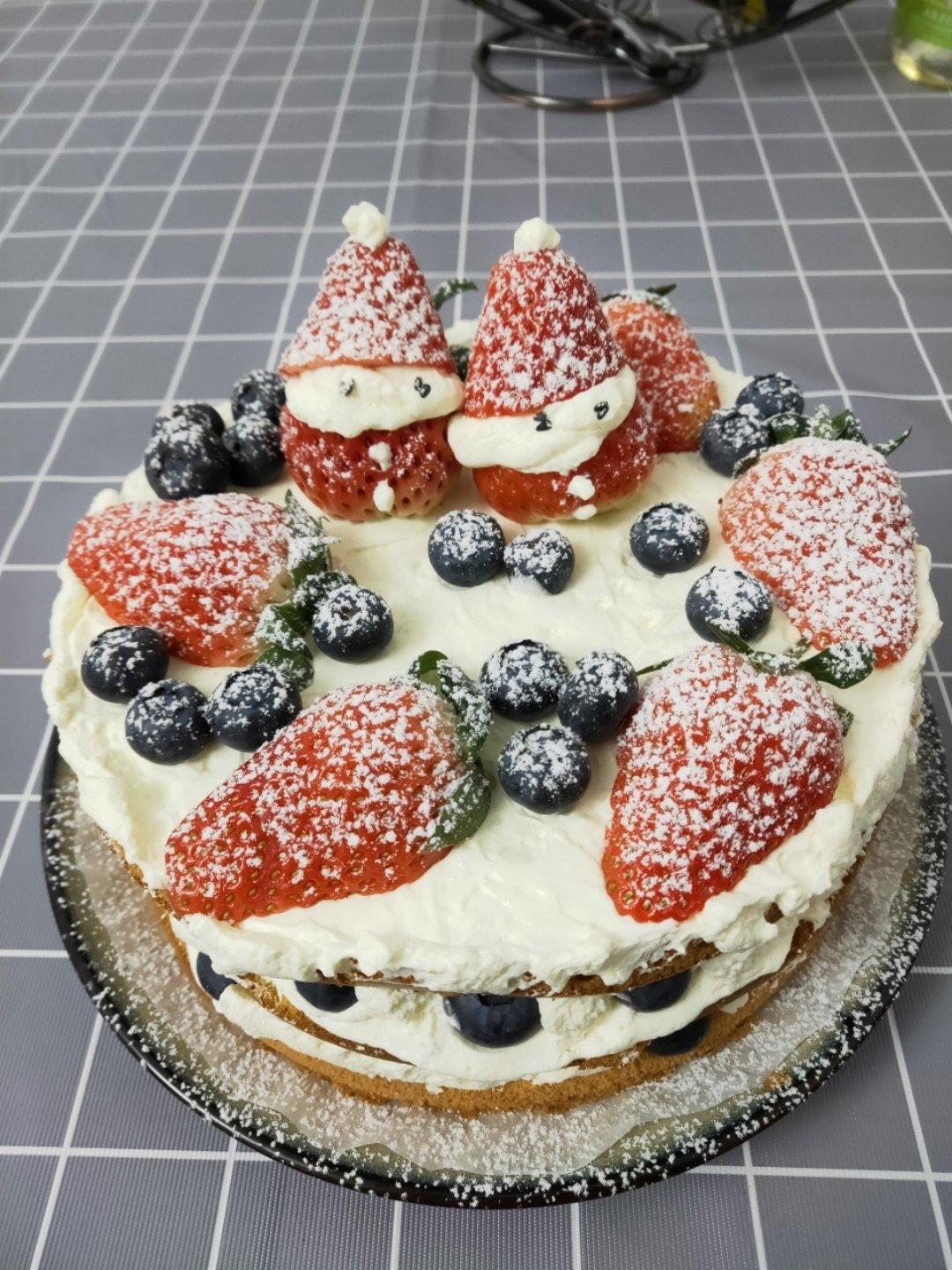 圣诞呆萌裸蛋糕