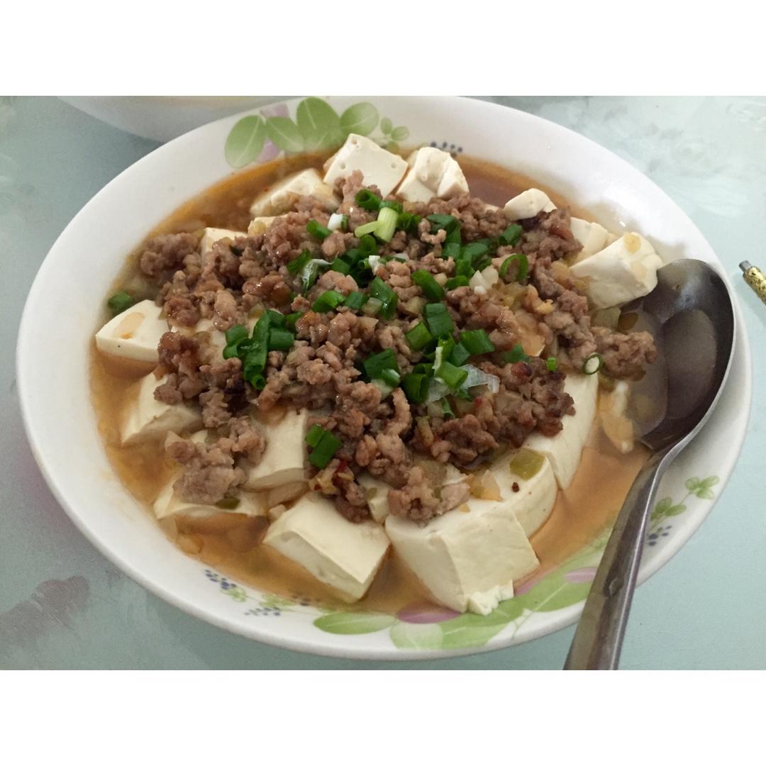 肉末蒸豆腐