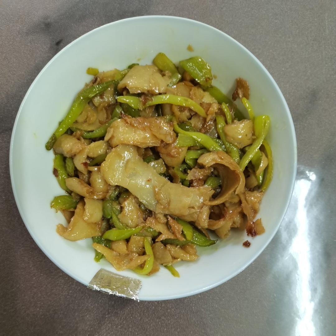 米饭杀手系列之青椒炒面筋