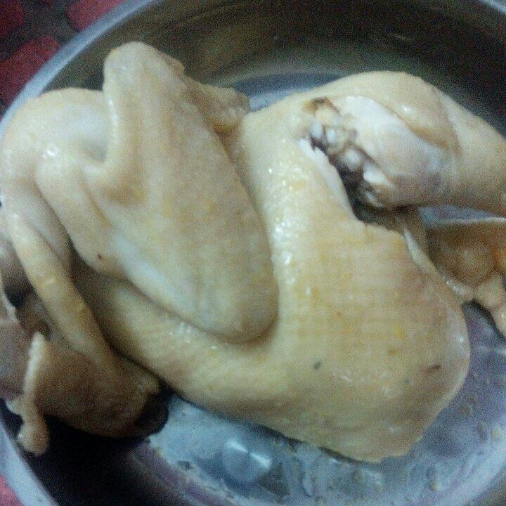 电饭锅版的无水白切鸡