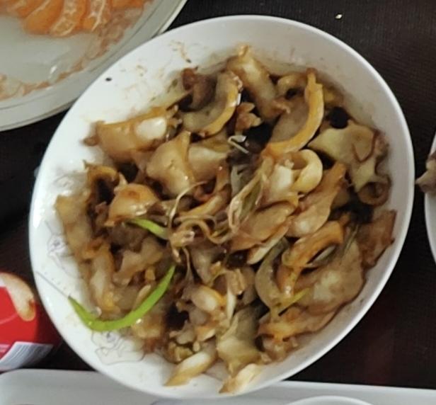 葱油鲍鱼片