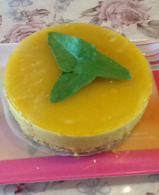芒果冻芝士蛋糕