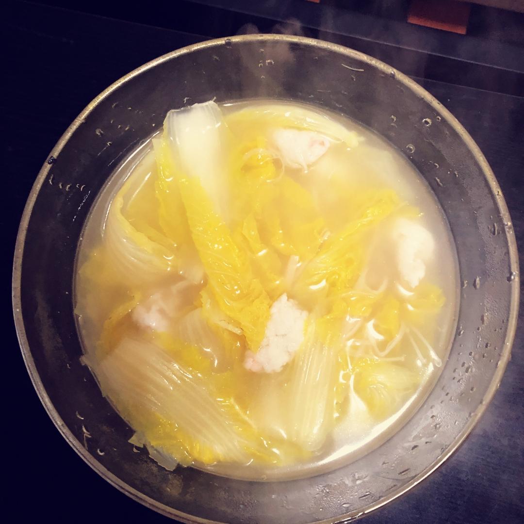 虾滑娃娃菜