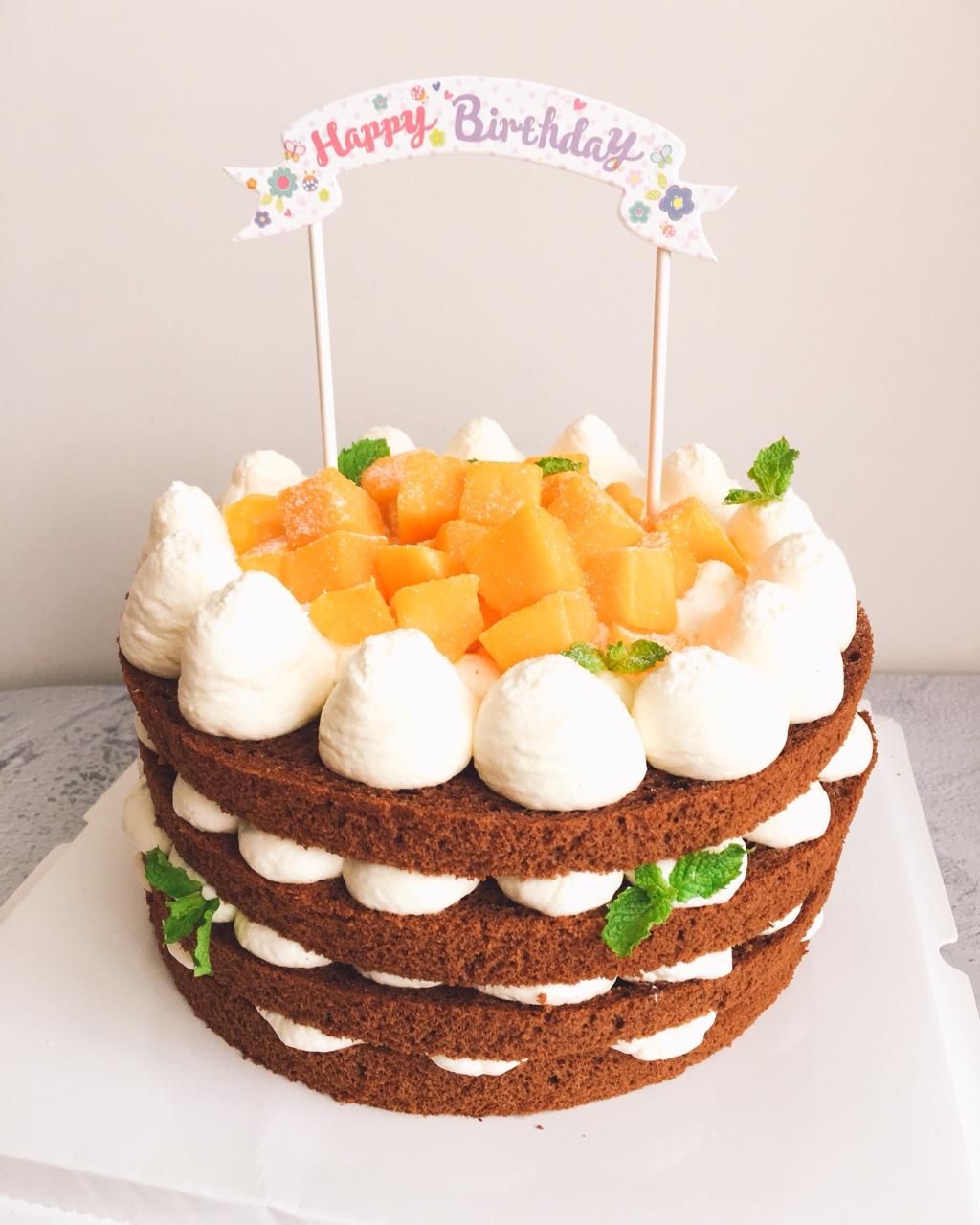 6寸可可戚风（内附8寸5蛋配方）