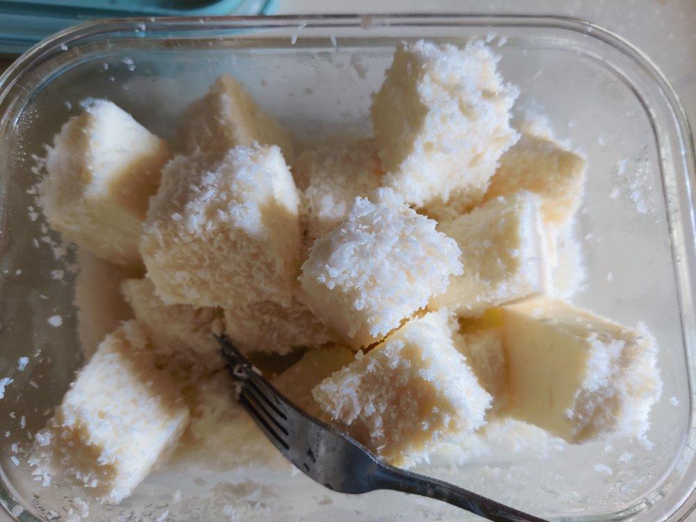 🔥免烤箱❗️一次成功的牛奶小方‼️奶香十足敲好吃