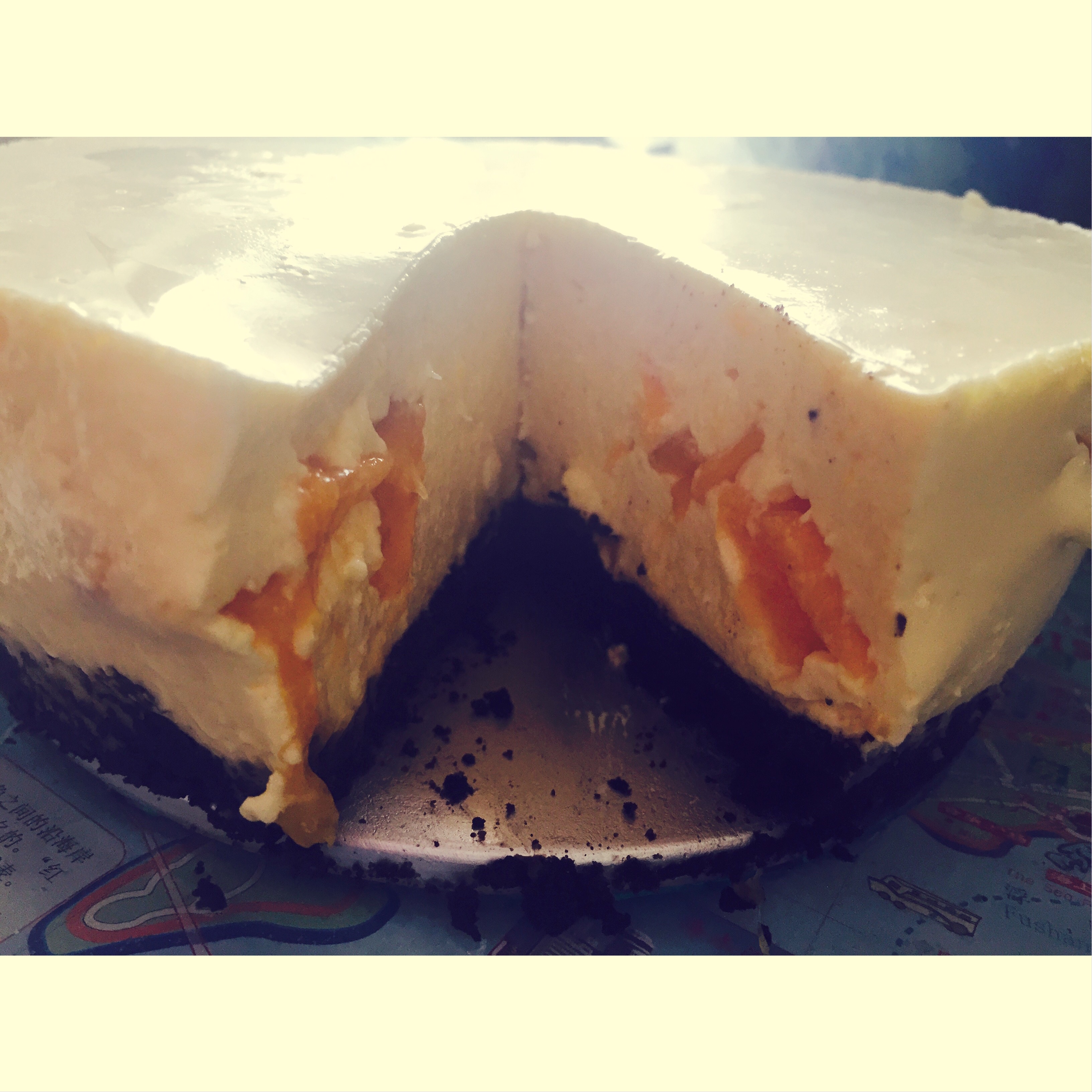 不用烤箱的芒果芝士蛋糕(详细版)