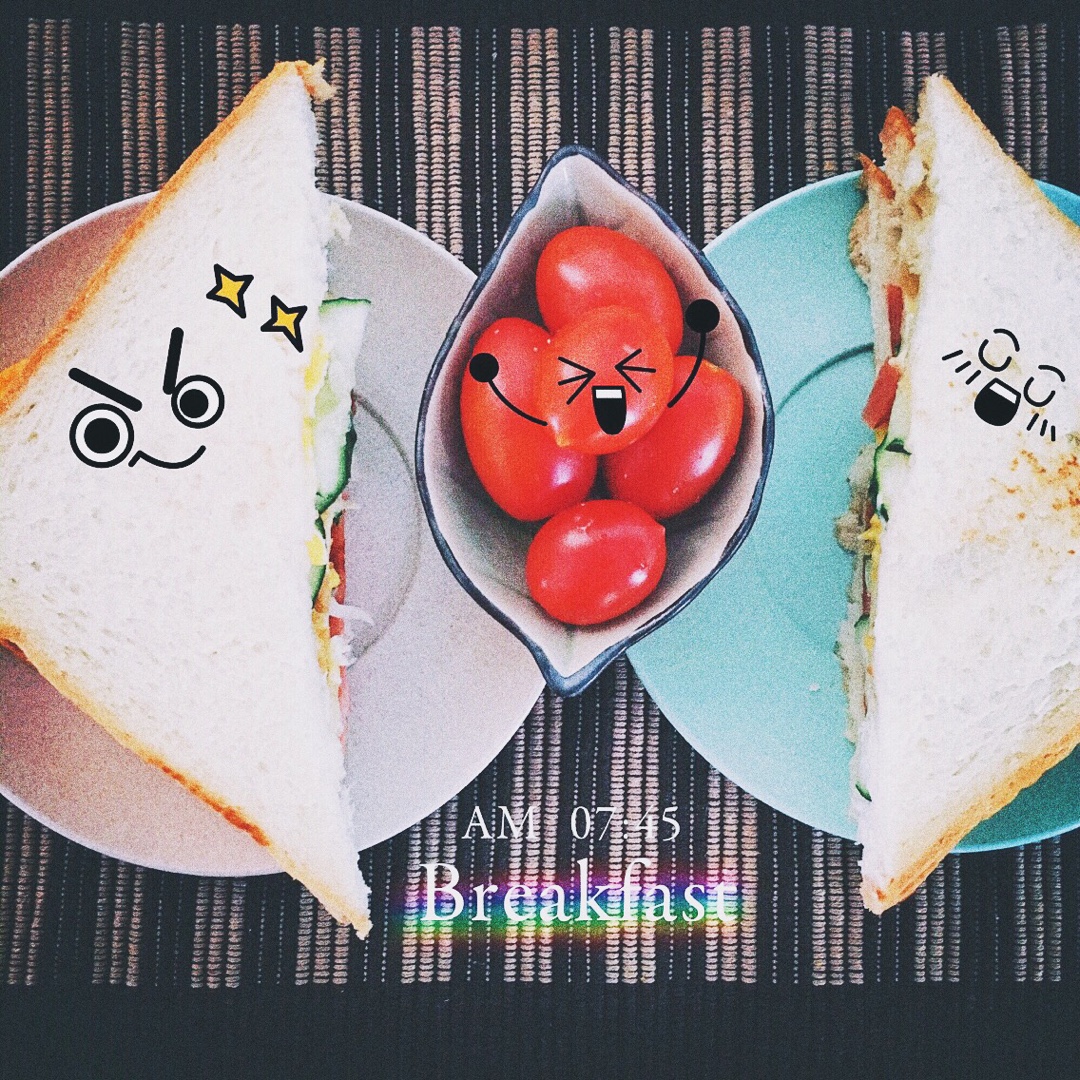 火腿芝士蛋三文治