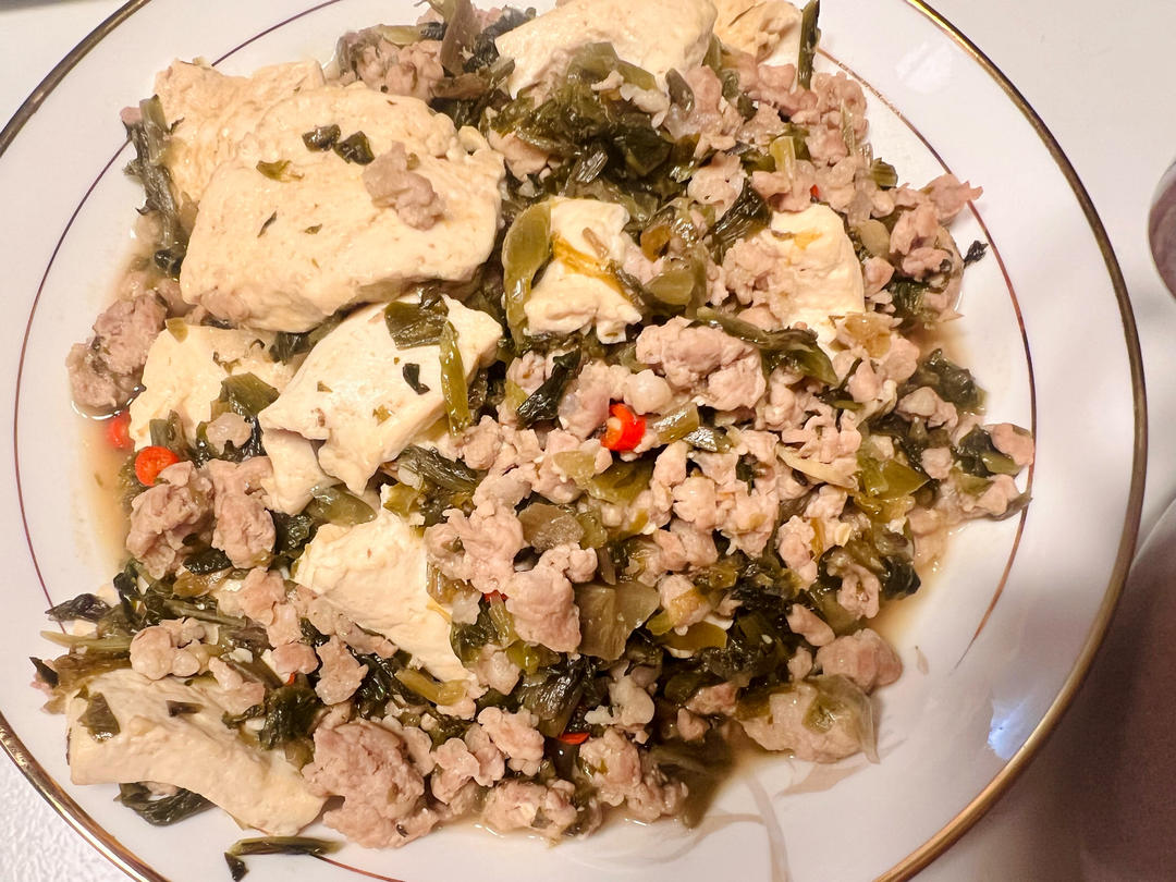 下饭神菜 雪菜（雪里蕻）炖豆腐 专治夏季没食欲