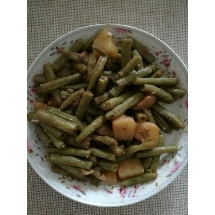 土豆炖豆角