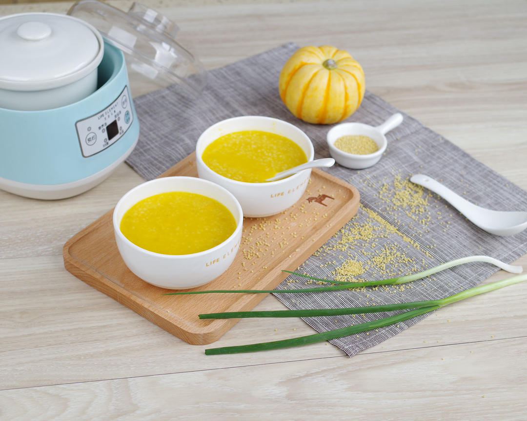 超简单BB营养粥_南瓜小米粥