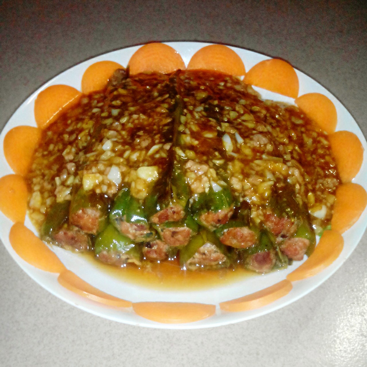 尖椒酿肉
