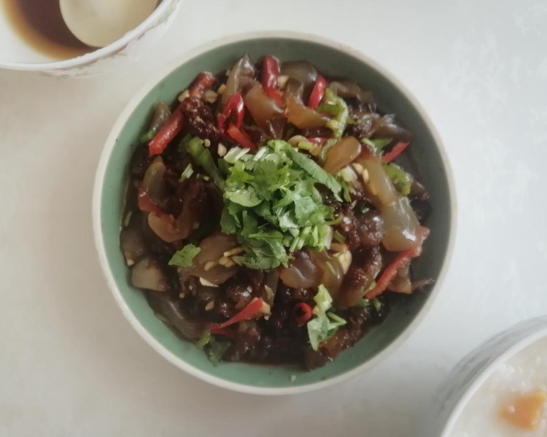 酸辣海蜇的做法