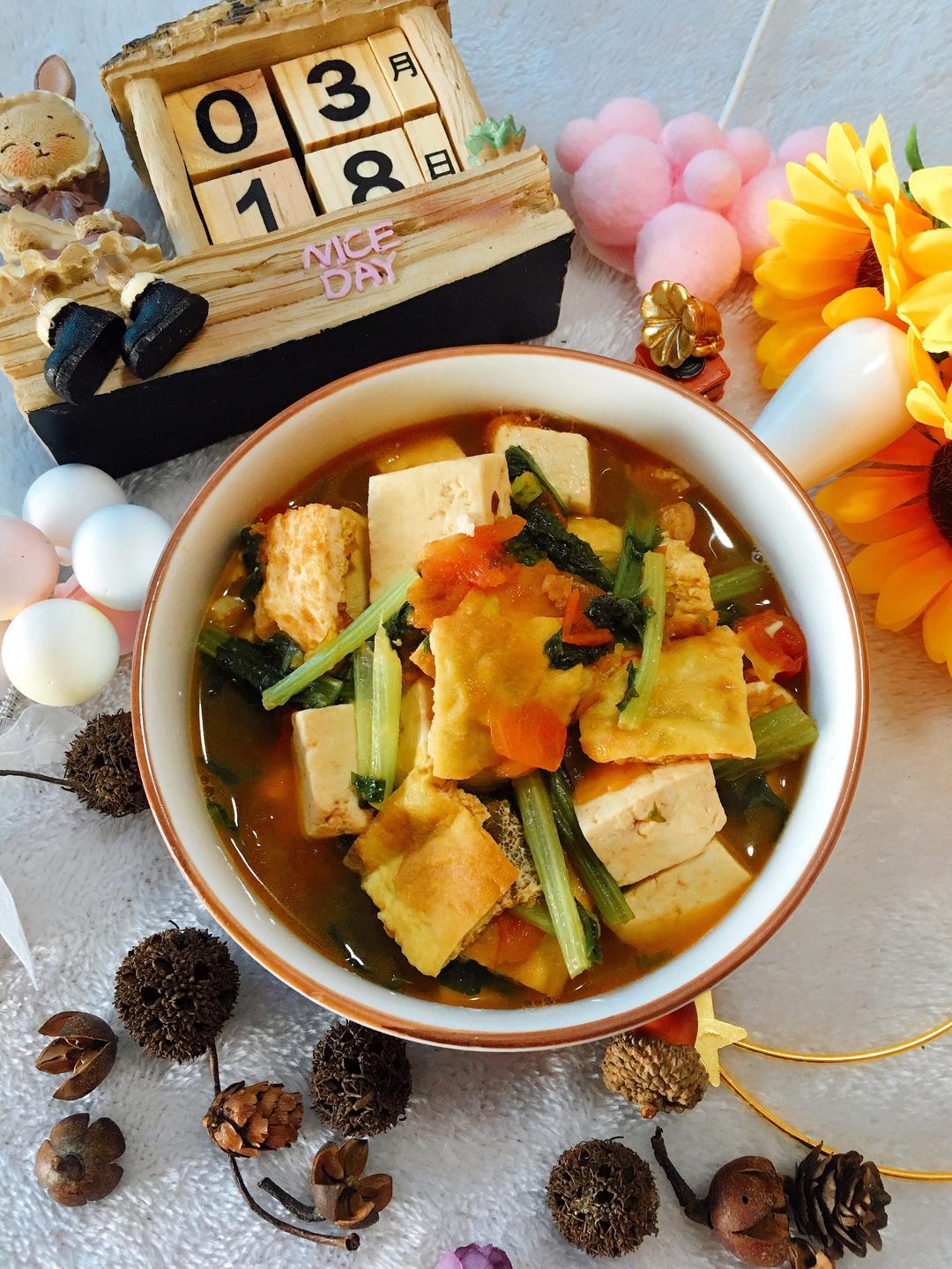 来一锅「豆腐炖蛋」适配所有主食👍👍👍的做法