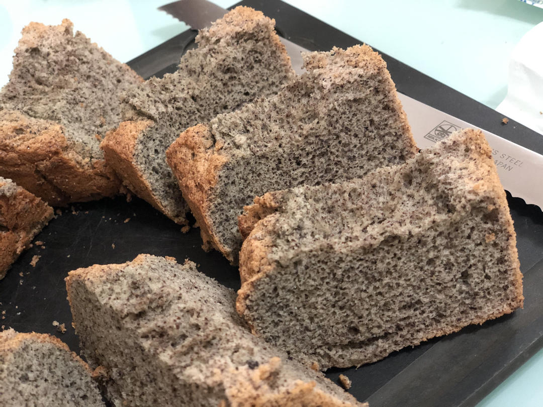 超好吃的紫米戚风