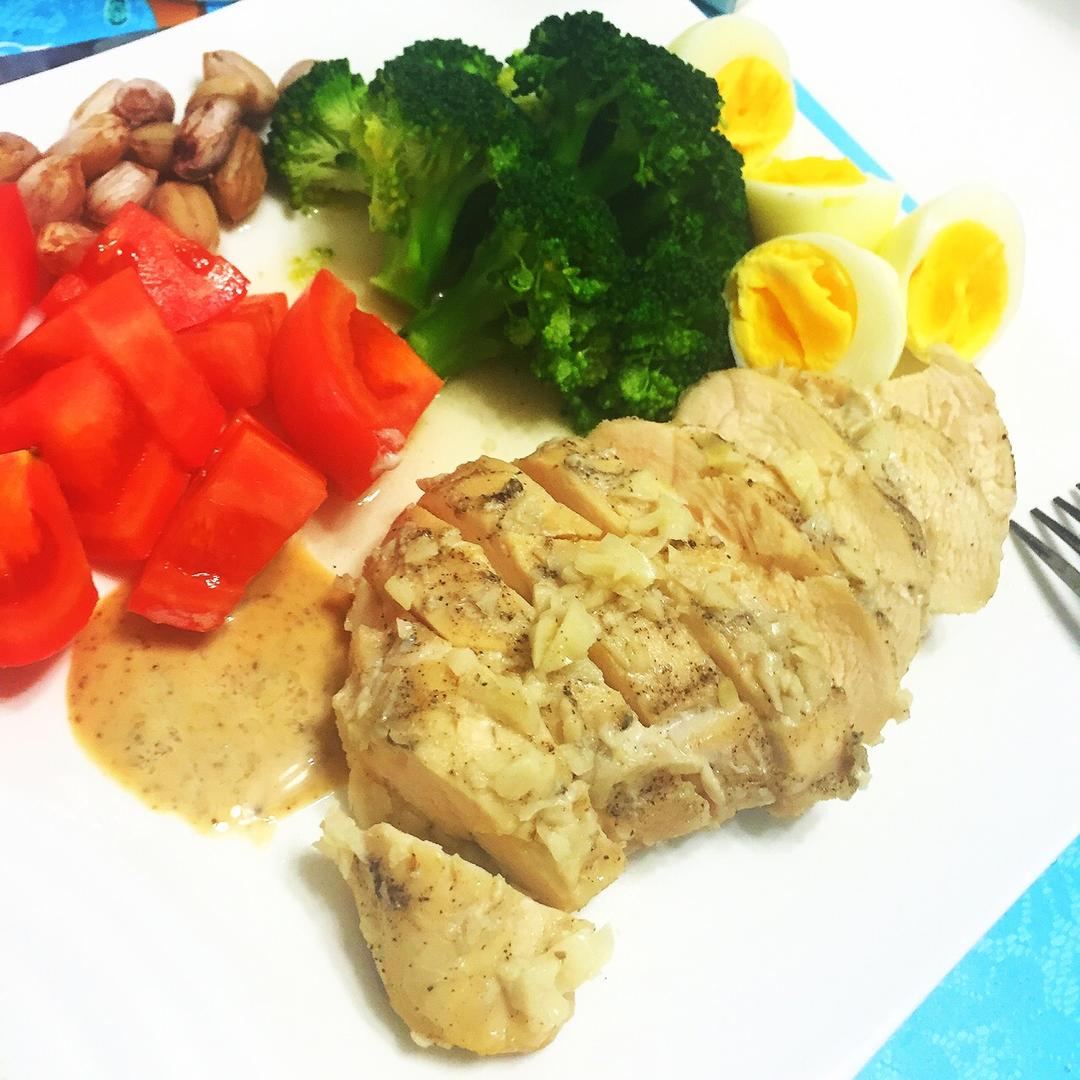 酷炫屌炸天好吃的煎鸡胸肉（香蒜蜂蜜煎鸡胸肉）