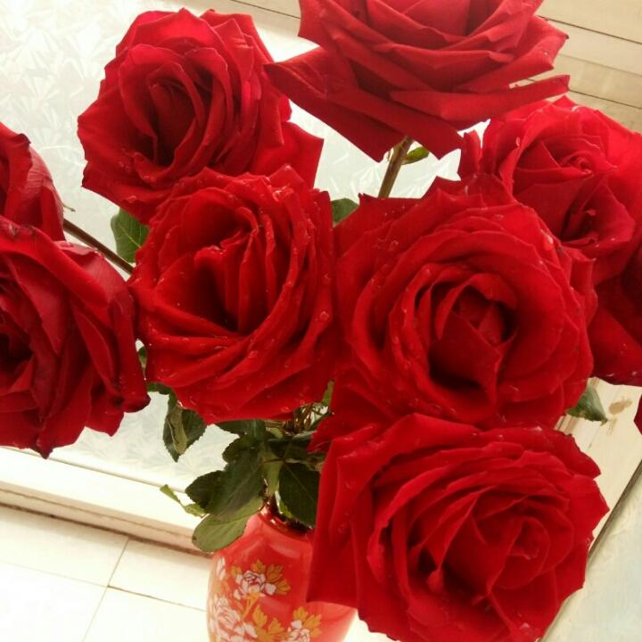 餐桌装饰（鲜花和自制干花）