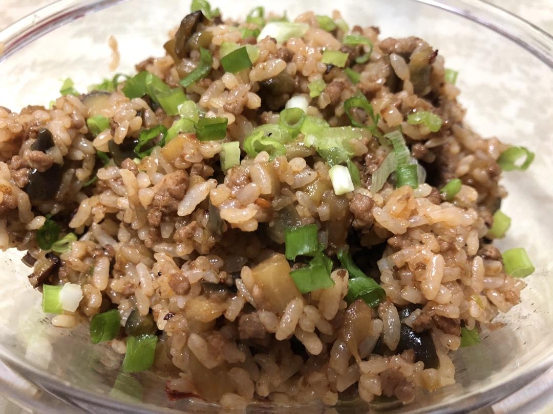 特别好吃的茄子炒饭