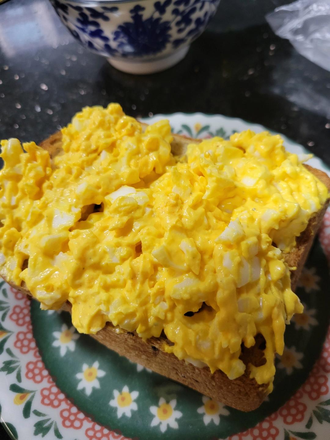 鸡蛋沙拉，超好吃，百搭的鸡蛋沙拉，egg salad