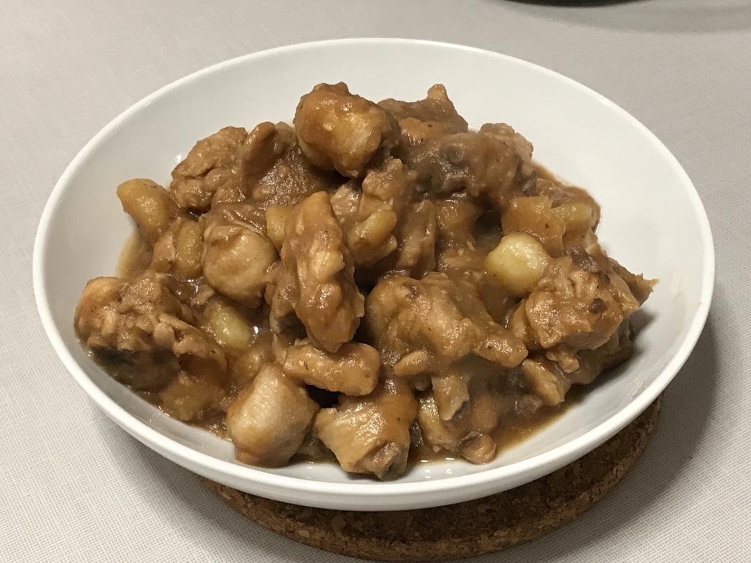 土豆焖鸡腿