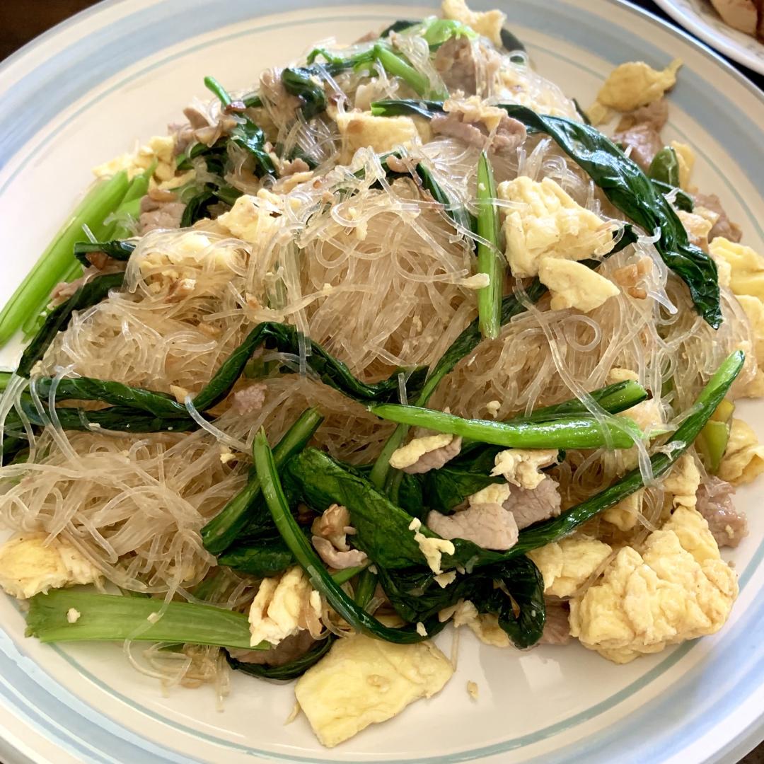 炒龙口粉丝
