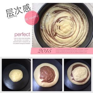 斑马纹酸奶蛋糕的做法 步骤10
