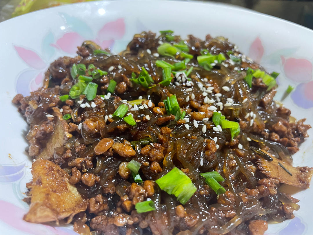 蚂蚁上树(肉末炒粉丝)超下饭‼️十分钟搞定