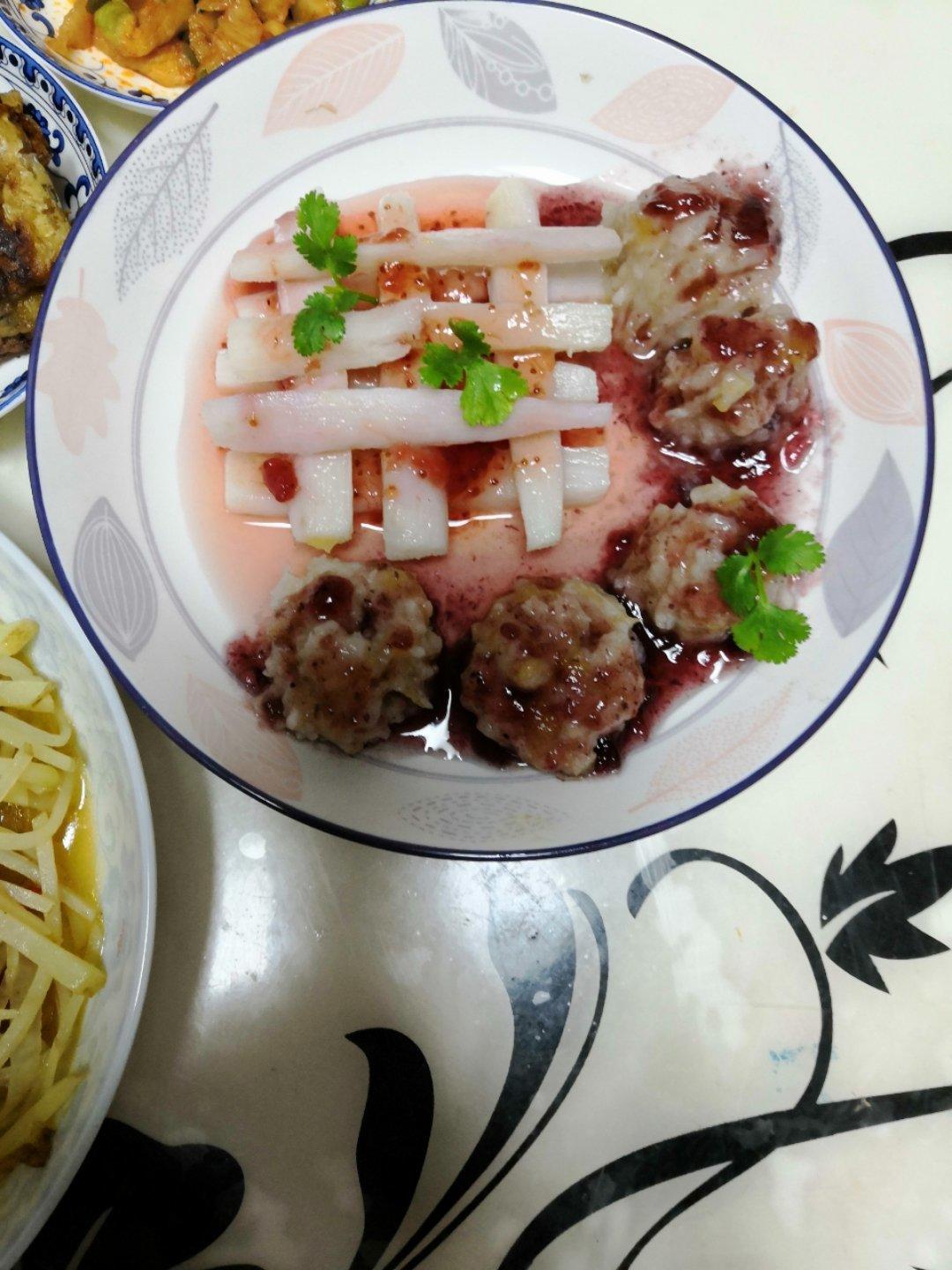 蓝梅草莓山药