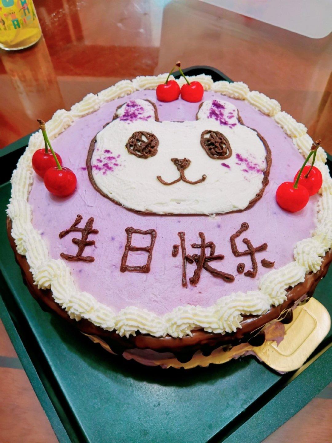 淡奶油裱花蛋糕