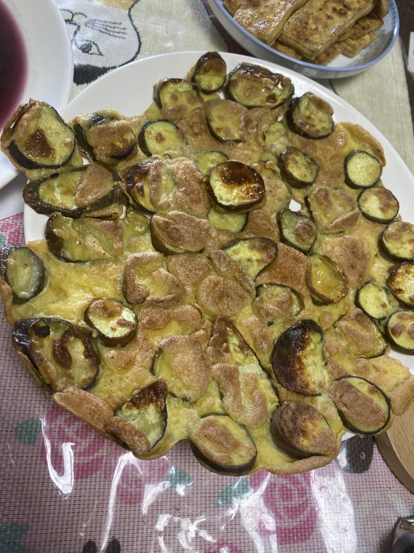 电饼铛煎茄子(无油)