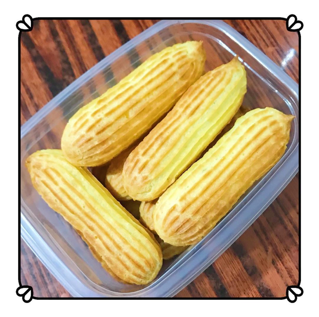 法式甜点：百野浩史-零失败闪电泡芙（自配外交官奶油&焦糖奶油2种内陷）