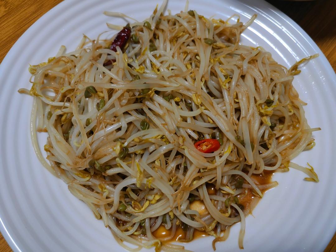 爆炒绿豆芽