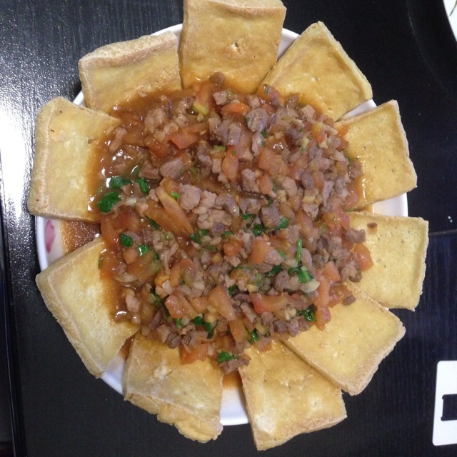 番茄肉末豆腐