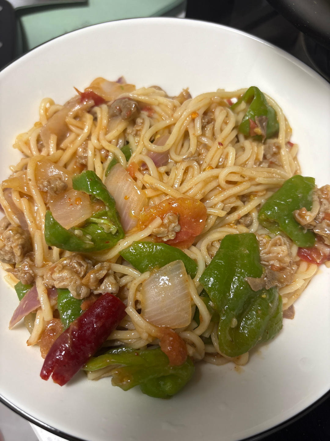 新疆炒拉条子